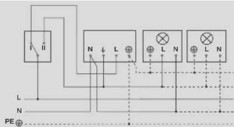 I II N ↓ L L N L N L N PE