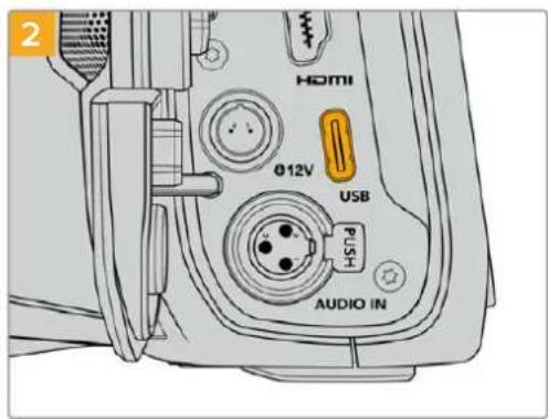 Blackmagic Design Pocket Cinema Camera 6K Pro - Disques flash usb-c - 1