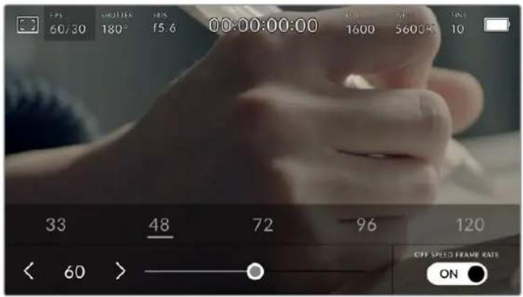 Blackmagic Design Pocket Cinema Camera 6K Pro - Sensor Frame Rate - 1