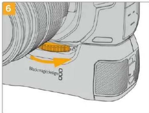 Blackmagic Design Pocket Cinema Camera 6K Pro - Para instalar la empuñadura: - 6