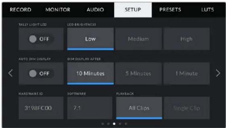 Blackmagic Design Pocket Cinema Camera 6K Pro - Setup Settings 3 - 1