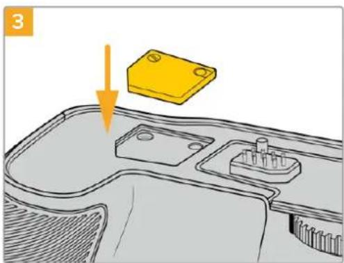 Blackmagic Design Pocket Cinema Camera 6K Pro - Attaching Blackmagic Pocket Camera Battery Pro Grip - 3