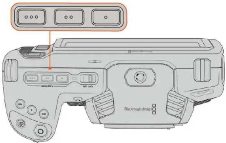 Blackmagic Design Pocket Cinema Camera 6K Pro - Set Function Button - 1