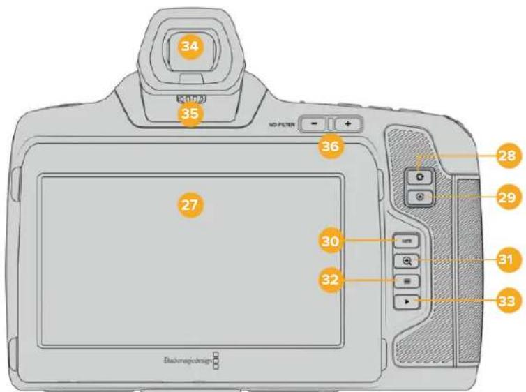 Blackmagic Design Pocket Cinema Camera 6K Pro - カメラ背面 - 1