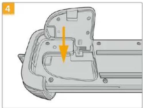 Blackmagic Design Pocket Cinema Camera 6K Pro - So bringen Sie einen Blackmagic Pocket Camera Battery Grip an: - 4