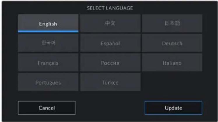 Blackmagic Design Pocket Cinema Camera 6K Pro - Language - 1