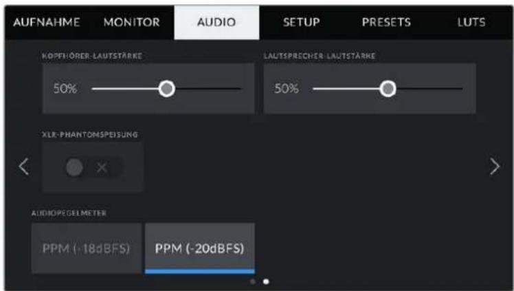 Blackmagic Design Pocket Cinema Camera 6K Pro - AUDIO-Einstellungen Seite 2 - 1
