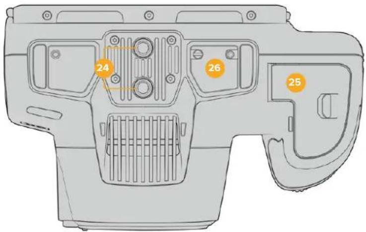 Blackmagic Design Pocket Cinema Camera 6K Pro - カメラ底面 - 1
