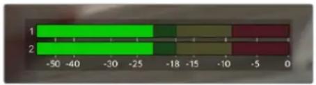Blackmagic Design Pocket Cinema Camera 6K Pro - Audiopegelmeter - 1