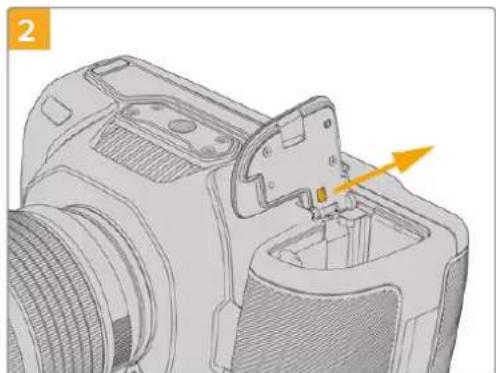 Blackmagic Design Pocket Cinema Camera 6K Pro - Para instalar la empuñadura: - 2