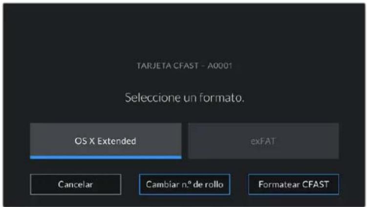 Blackmagic Design Pocket Cinema Camera 6K Pro - Preparación de soportes de grabación en los modelos Blackmagic Pocket Cinema Camera - 2