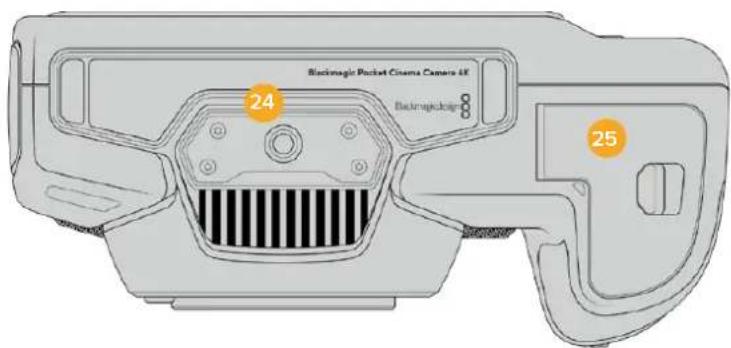 Blackmagic Design Pocket Cinema Camera 6K Pro - Face inférieure de la caméra - 2