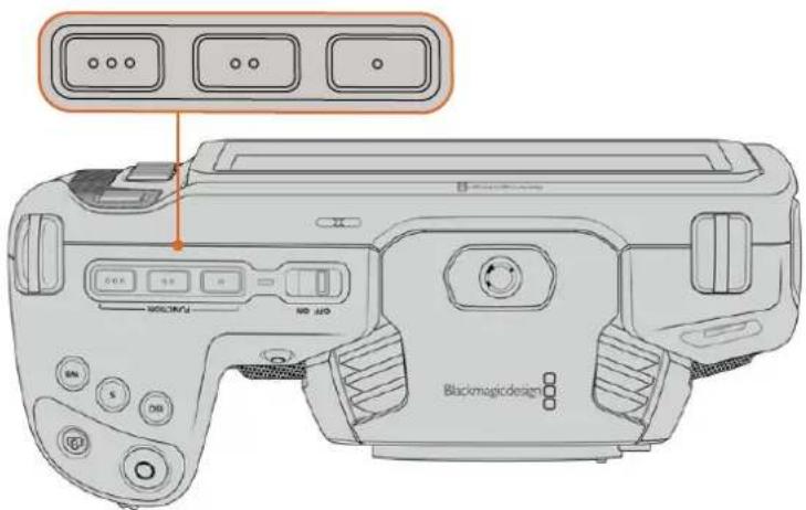 Blackmagic Design Pocket Cinema Camera 6K Pro - 機能ボタンの設定 \$ET FUNCTION BUTTON) - 1