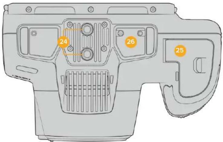 Blackmagic Design Pocket Cinema Camera 6K Pro - 摄影机底部 - 1