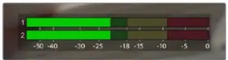 Blackmagic Design Pocket Cinema Camera 6K Pro - Indicateurs audio - 1