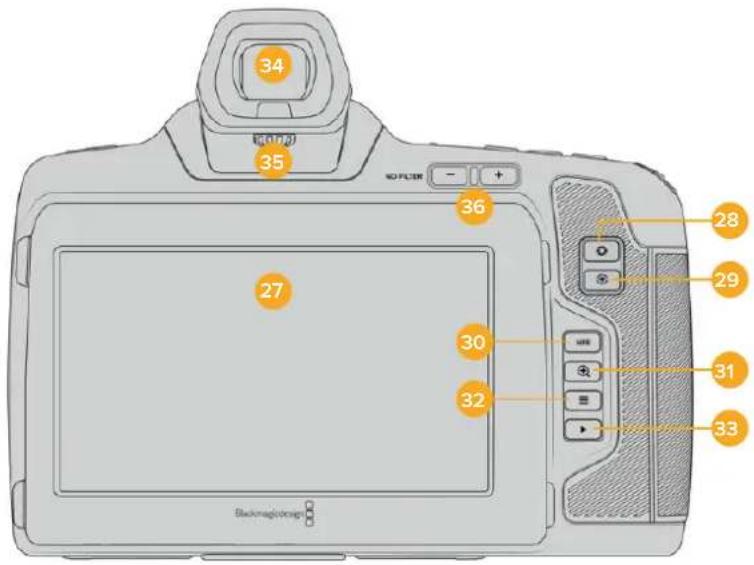 Blackmagic Design Pocket Cinema Camera 6K Pro - Camera Rear - 1