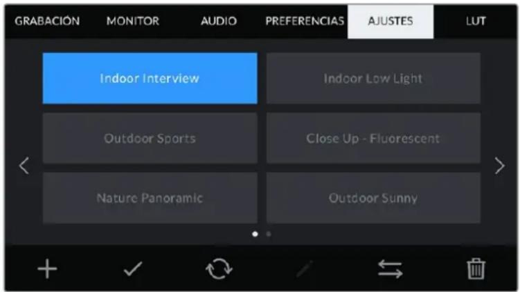 Blackmagic Design Pocket Cinema Camera 6K Pro - Ajustes - 1
