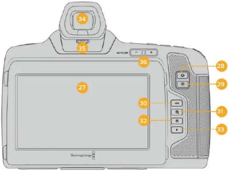 Blackmagic Design Pocket Cinema Camera 6K Pro - Face arrière de la caméra - 1
