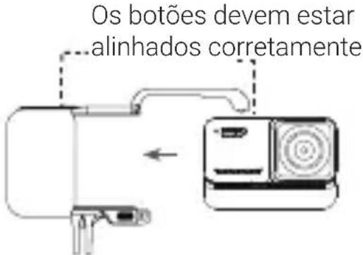 Os botões devem estar alinhados corretamente