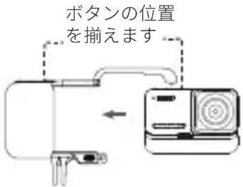 ボタンの位置 を揃えます