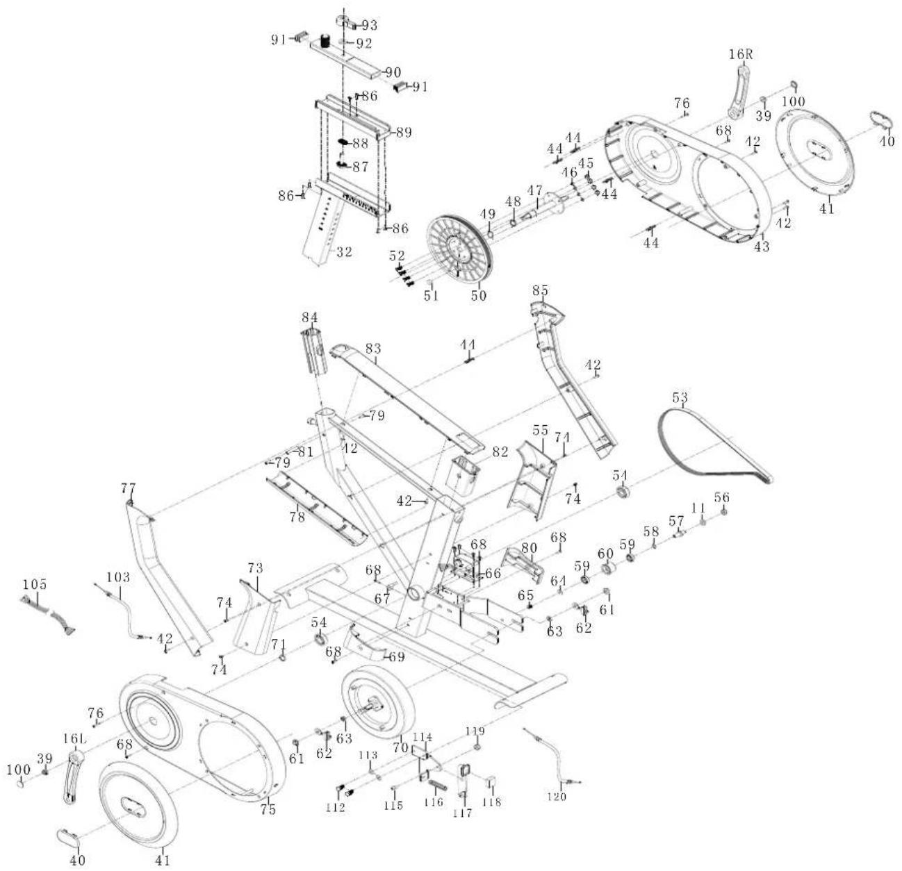 VirtuFit Etappe 2.0i - HRC (FIG. B-3) - 1