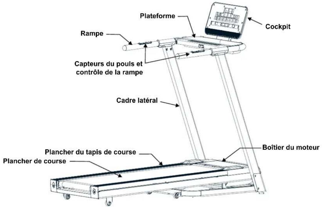 Maxxus RunMaxx 3.0 - Vue d'ensemble de l'appareil - 1