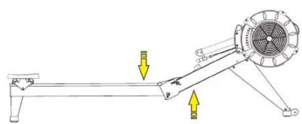 Maxxus AirRow - Informations complémentaires pour l'objet 4 : montage et démontage de la glissière et du cadre du cockpit - 3