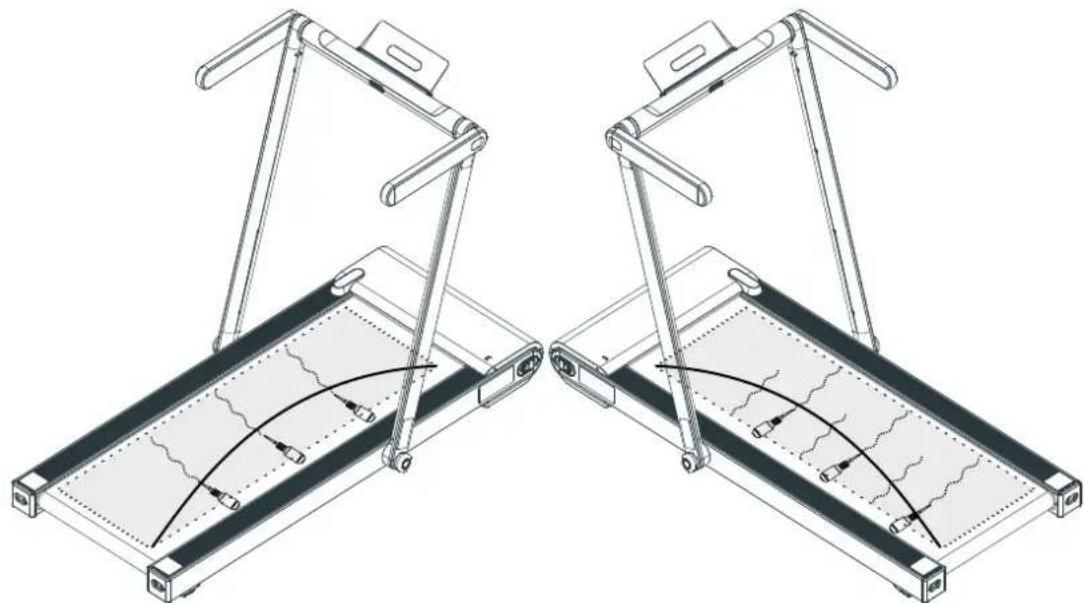 Maxxus M8 - Étape 6 : lubrification de la bande du tapis de course - 1