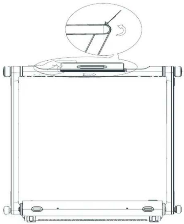 Maxxus M8 - Étape 3 : déplier le porte-tablette - 1