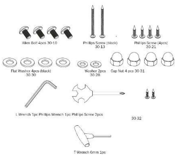 BH FITNESS LK700WS - INSTRUCTIONS D'ASSEMBLAGE - 1