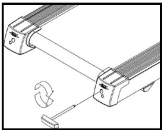BH FITNESS LKT8 - BELT ADJUSTMENTS - 1