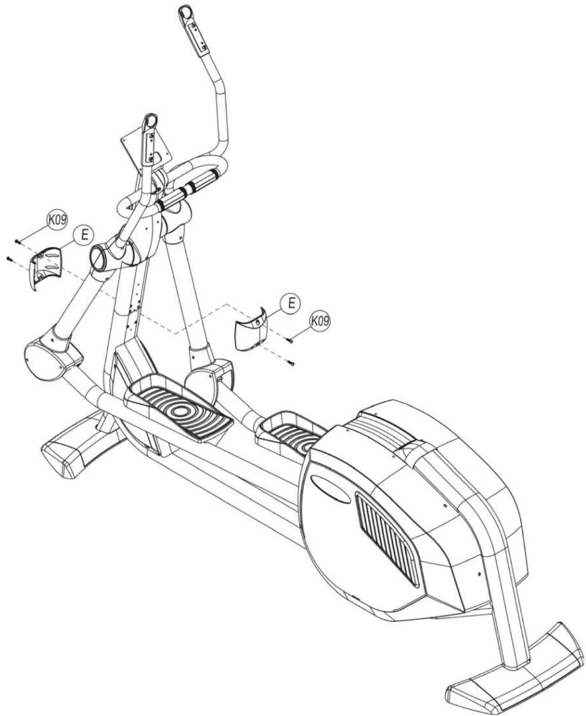 BH FITNESS LK700E CORE - Étirements des mollets et des tendons d'Achille - 5