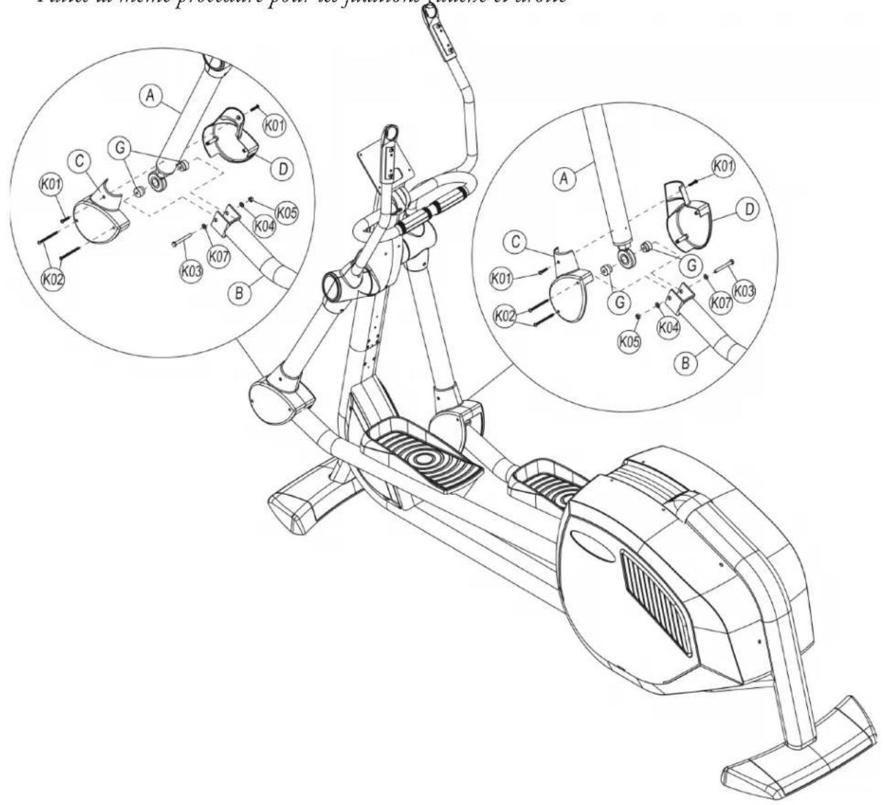 BH FITNESS LK700E CORE - Étirements des mollets et des tendons d'Achille - 4