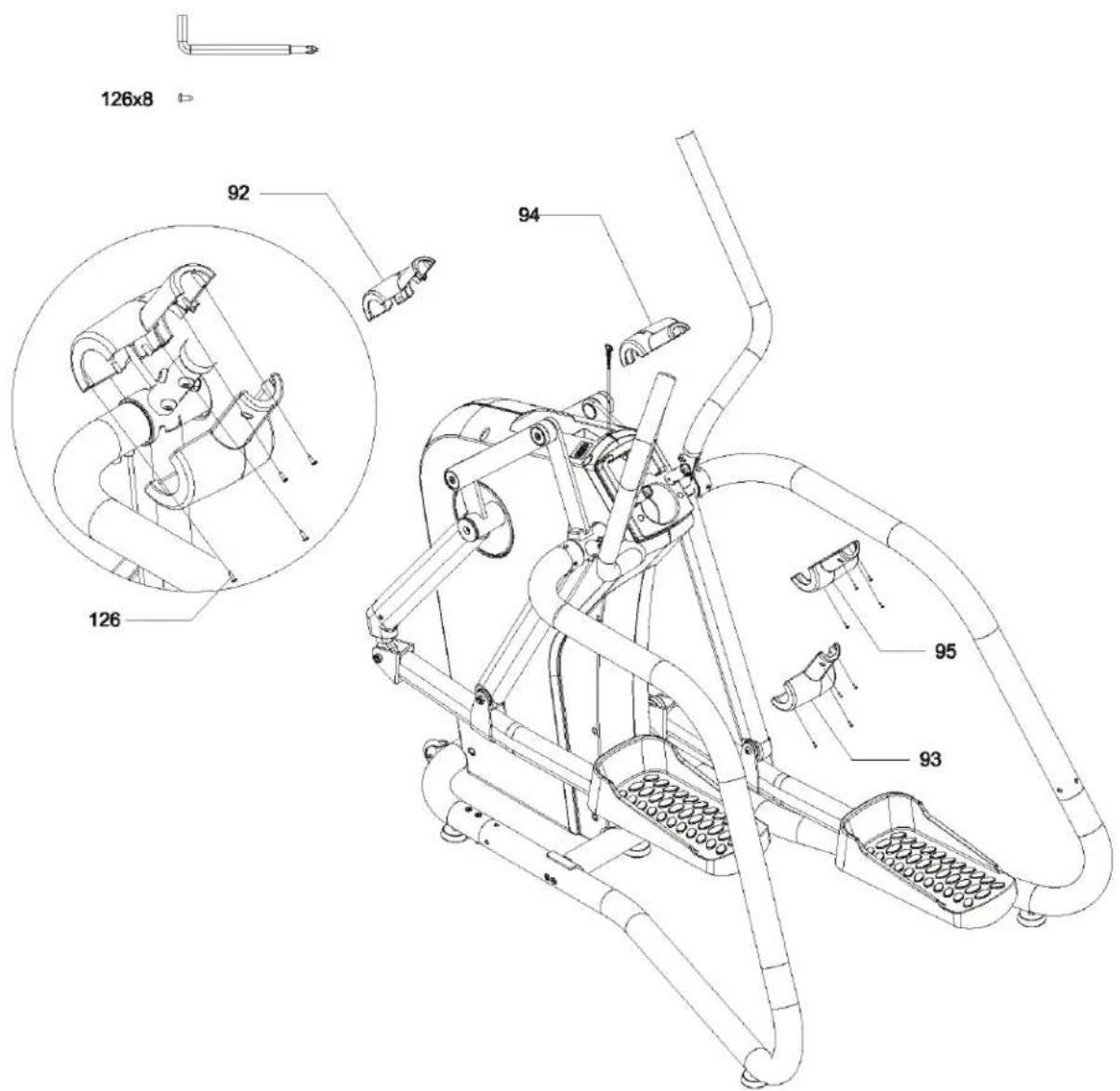 BH FITNESS LK700X CORE - ASSEMBLY INSTRUCTIONS - 1