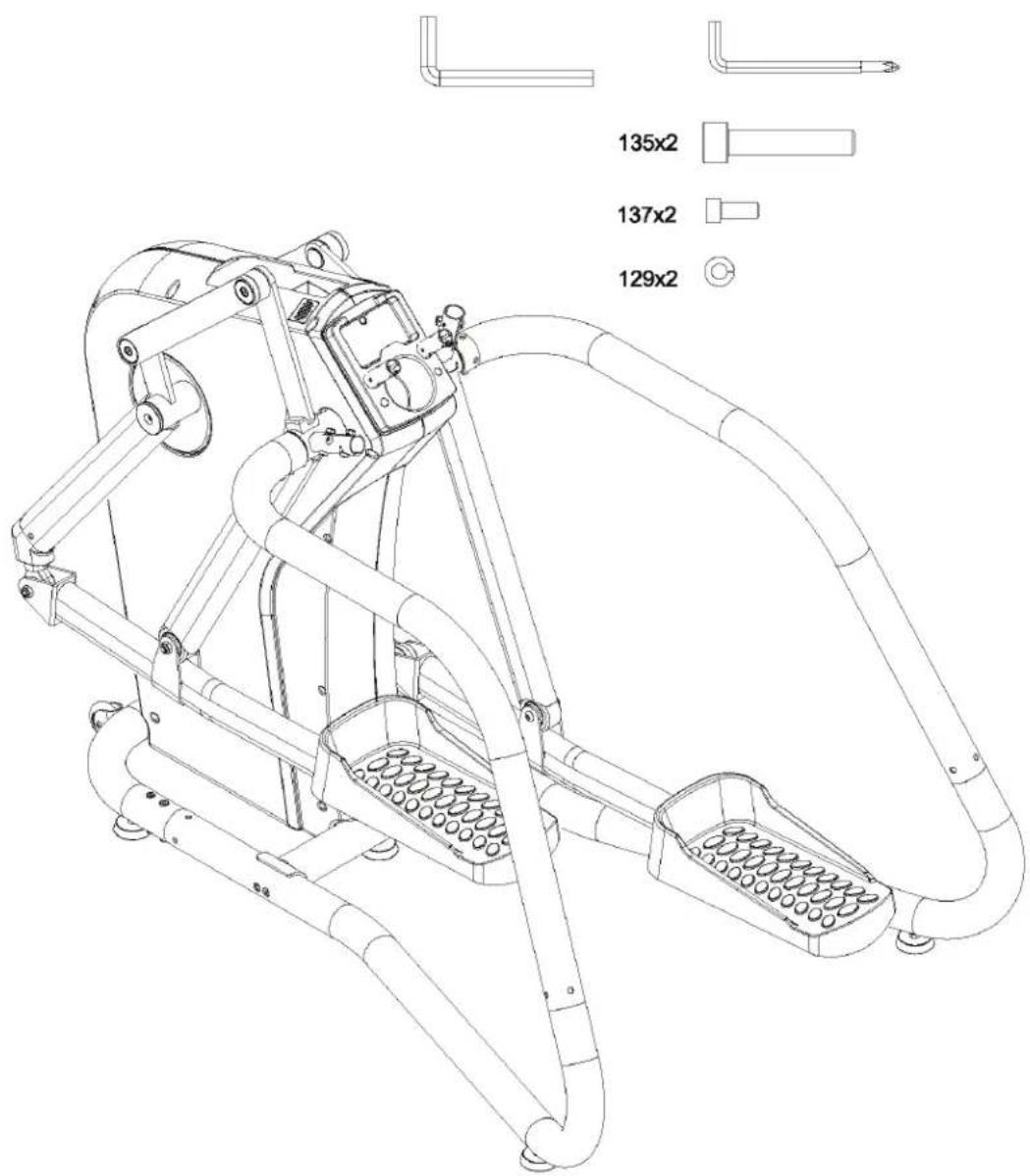 BH FITNESS LK700X CORE - ASSEMBLY INSTRUCTIONS - 1