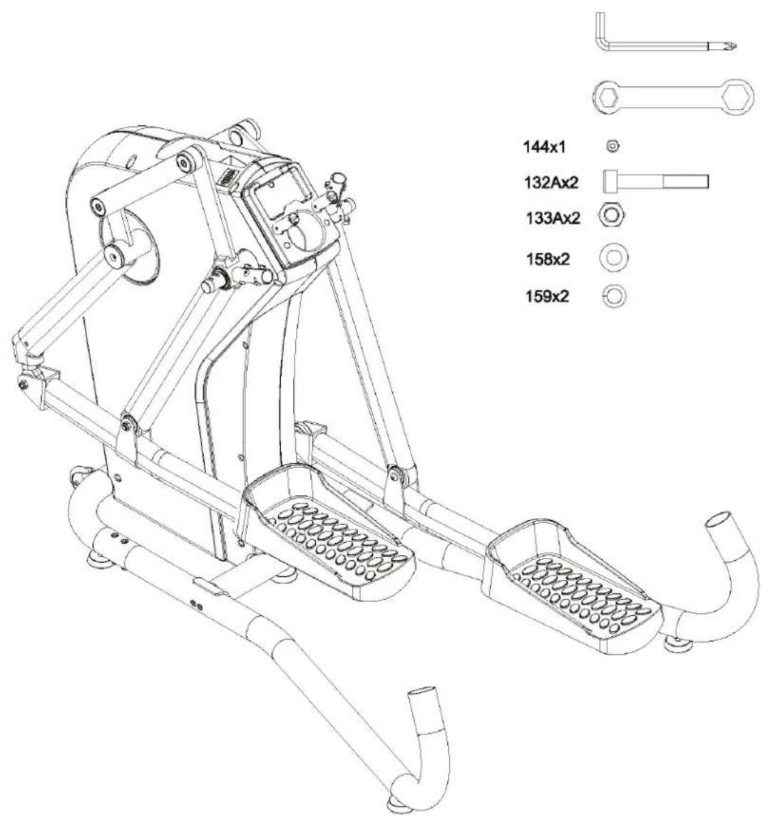 BH FITNESS LK700X CORE - ASSEMBLY INSTRUCTIONS - 1