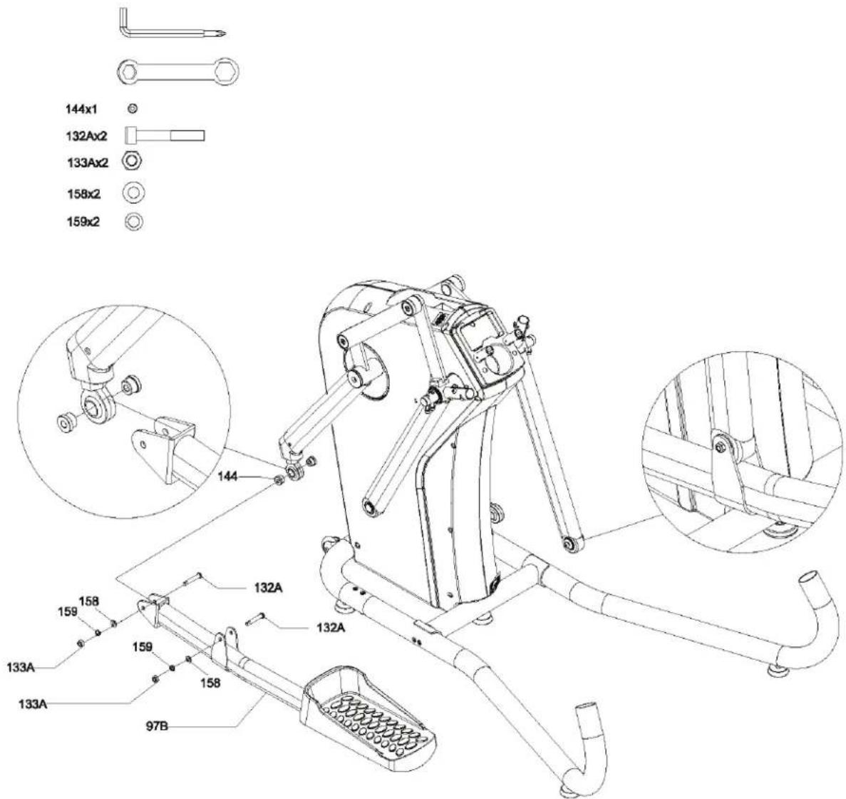 BH FITNESS LK700X CORE - ASSEMBLY INSTRUCTIONS - 1