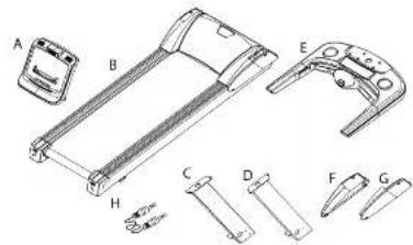 BH FITNESS LK500Ti - INSTRUCTIONS D'ASSEMBLAGE - 1