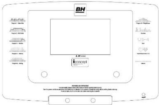 BH FITNESS LK500Ti - CONSOLE OPERATIONS - 1