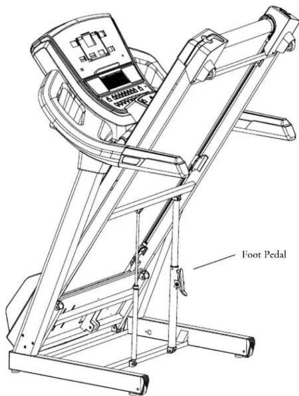 BH FITNESS S1TiB - FOLDING THE TREADMILL - 1