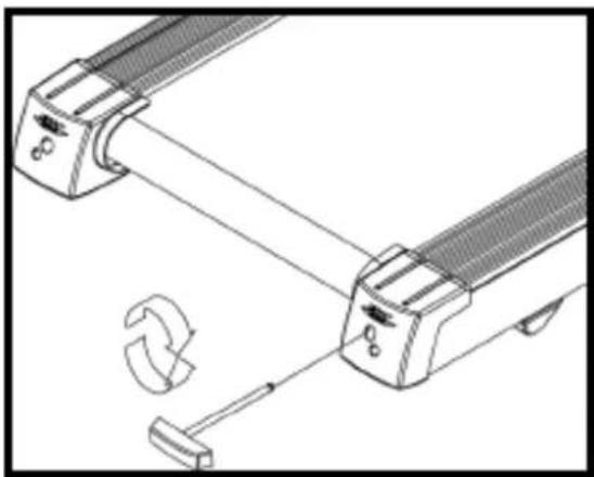 BH FITNESS S7TiB - BELT ADJUSTMENTS - 1
