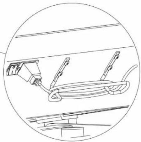 BH FITNESS LK700T CORE - CORD HOLDER AND POWER SWITCH - 2
