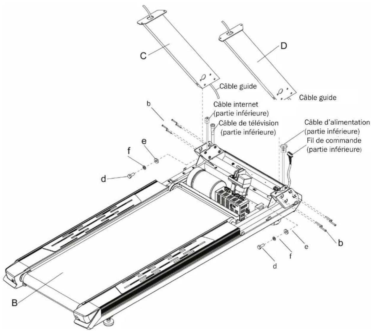 BH FITNESS LK700T CORE - INSTRUCTIONS D'ASSEMBLAGE - 1