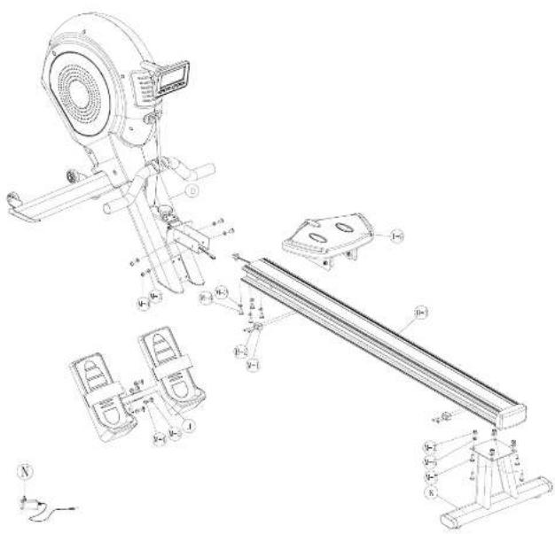 BH FITNESS S1RW - ASSEMBLY INSTRUCTIONS ASSEMBLY INSTRUCTIONS - 1