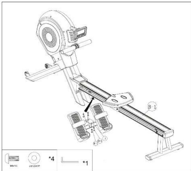 BH FITNESS S1RW - Étape 3 - 2