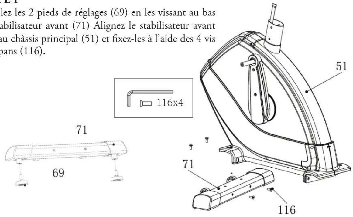 BH FITNESS S1XiB - Étirements des mollets et des tendons d'achille - 2