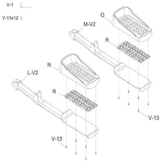 BH FITNESS S3XiB - INSTRUCTIONS D'ASSEMBLAGE - 1
