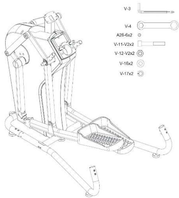 BH FITNESS S3XiB - ASSEMBLY INSTRUCTIONS - 1