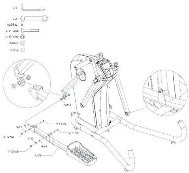 BH FITNESS S3XiB - INSTRUCTIONS D'ASSEMBLAGE - 1