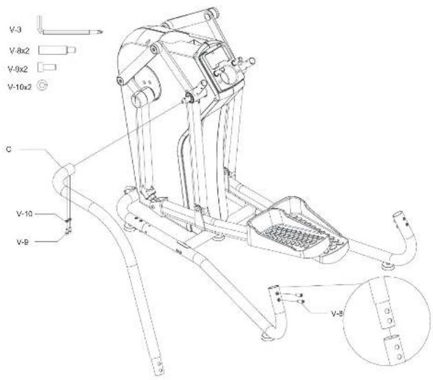 BH FITNESS S3XiB - ASSEMBLY INSTRUCTIONS - 1
